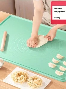 1/3 件加厚绿色硅胶擀面垫和揉面垫，面团糕点烘焙垫板