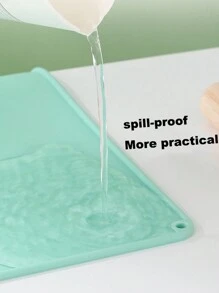 1/3 件加厚绿色硅胶擀面垫和揉面垫，面团糕点烘焙垫板