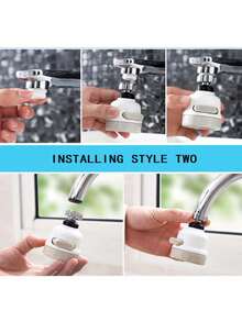 Tap Adapter Nozzle With 3 Adjustable Jets - Blanco - Ver 6