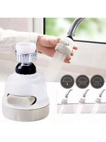 Tap Adapter Nozzle With 3 Adjustable Jets - Blanco - Ver 2