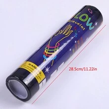 50 piezas/100 piezas/cubo de palos de luz fluorescentes descartables de colores múltiples, juguetes de palos luminosos con conectores, para conciertos, fiestas - Multicolor - Ver 10