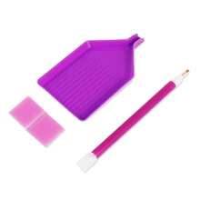 1 Stück 5D DIY Voll-Quadrat Diamant Malerei Tier Bild Strass Mosaik Katze Blume Neue Ankunft Handgemachtes Geschenk - Aprikosenfarben - Übersicht 5