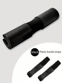 1 kit de almohadilla para barra que consta de 2 correas para tobillos, 1 banda de tensión de resistencia, 1 almohadilla para hombros, 1 bolsa de almacenamiento para almohadilla de hombros y 2 ataduras para sentadillas hip thrust, ejercicio, entrenamiento con pesas