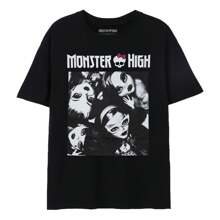 Monster High Womens/Ladies Dolls T-Shirt (Black) - Black - View 2