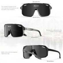 SCVCN Cycling Glasses Sport Glasses MTB BMX Men Women Running Driving Fishing Golf