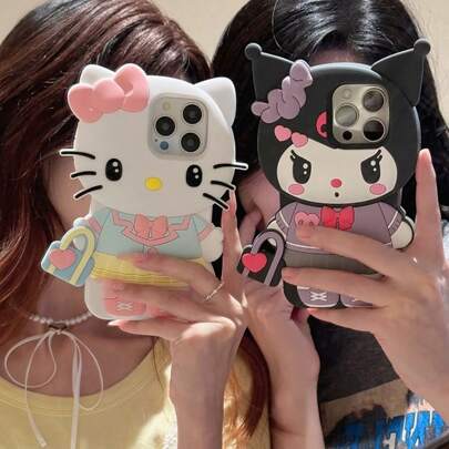 Sanrio Vivid Character Images, Image Phone Cases,Suitable For Sports, Climbing, Outdoor And Camping Waterproof Shockproof Anti-Fall Scratch Resistant