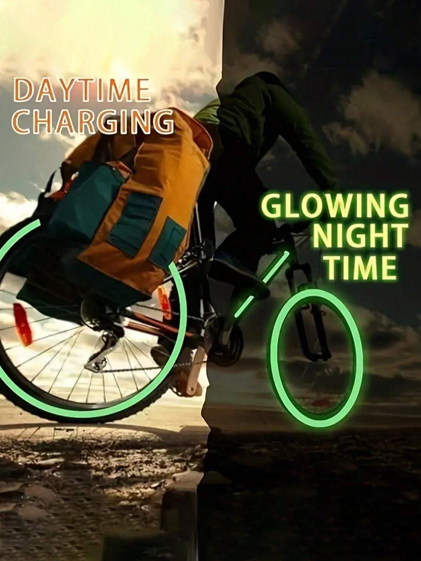 SCHOCH NASTRO ADESIVO FLUORESCENTE Luminoso Anti Caduta Di Sicurezza - Foto 2