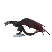 Game Of Throne Mother Of Dragons Eddard Black Viserion Ice Dragon Action Figure 9-Inch Moveable Joints PVC Figures Movie Model Figurine Toys In Box - 黑龍 - 查看 3