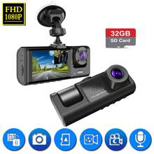 1 Stück, Dash Cam Front Und Inside, Dash Kamera Für Autos, 1080p Fhd Dvr Auto Armaturenbrett Kamera Mit 32 Gb Sd-karte, Mit Loop Aufnahme, 2 Zoll Display