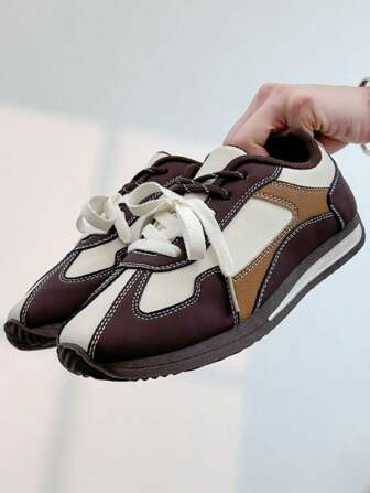 波西米亚风女式厚底休闲韩版时尚运动鞋，2025秋冬新款，街头时尚学生跑鞋，增高休闲鞋，有酒红色、棕色、黑色皮革、红色玛丽珍鞋可供选择