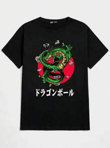 Shenlong T-Shirt Unisex 100% Cotton Streetwear New Release Shipping Various Colors!! - Black - View 1