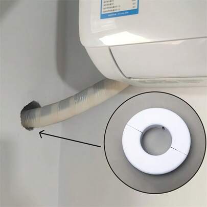 2pcs, Decorative Air Conditioner Hole Covers, Enhance Aesthetics And Hide Unsightly Holes, Refrigeration Accessories