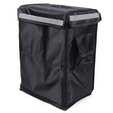 42L Large Food Delivery Insulated Bags Pizza Takeaway Thermal BBQ Bag Backpack - Black - View 3