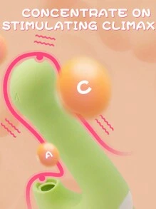 Vibrador del punto G, Consolador anal, Juguete sexual con 10 vibraciones/5 succiones, 2 en 1 Vibradores para estimulación del clítoris, Juguetes sexuales para adultos para mujeres y parejas, Silicona a prueba de agua recargable