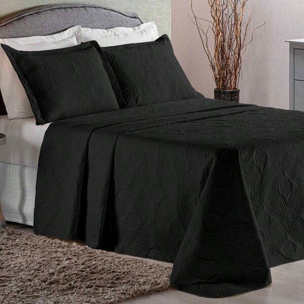 Kit Cobre Leito 3 Peças Mimo Colcha Dupla Face Cama Queen Elegante