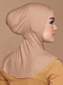 Khăn trùm đầu Hijab của người Hồi giáo Khăn trùm đầu Turban Sẵn sàng đội Mũ bên trong cho phụ nữ Che phủ toàn bộ cổ Khăn trùm đầu Quấn đầu - Nhiều màu - Xem 6