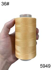 1 Rolo de Linha de Costura Doméstica 40/2 em 40 Cores, Preto e Branco, 3500 Jardas, para Artesanato em Roupas e Calças, Acessórios para Costura Manual, Linha de Costura DIY - Multicolorido - Ver 29
