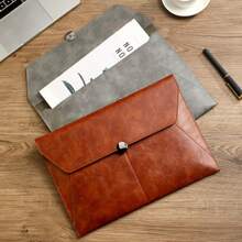 Faux Leather Document Bag, Business Information Bag, A4 Folder, School And Office Supplies, Storage Bag Back To School, School Supplies