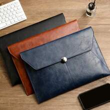 Faux Leather Document Bag, Business Information Bag, A4 Folder, School And Office Supplies, Storage Bag Back To School, School Supplies