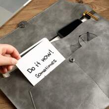 Faux Leather Document Bag, Business Information Bag, A4 Folder, School And Office Supplies, Storage Bag Back To School, School Supplies