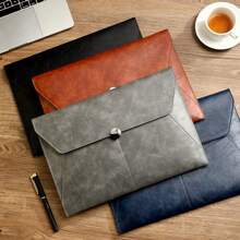 Faux Leather Document Bag, Business Information Bag, A4 Folder, School And Office Supplies, Storage Bag Back To School, School Supplies