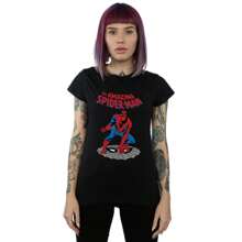Marvel Womens/Ladies The Amazing Spider-Man Cotton T-Shirt (Black)