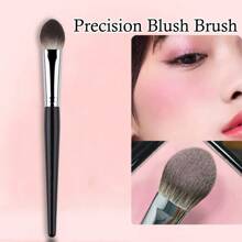 1pc Heart-Shaped Blush Brush, Precision Blush Brush For Cheek, Eye Shadow, Powder Blush Make Up Tool