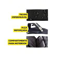 Men's Large Capacity Computer Backpack Casual Backpack Student Backpack-D7205 - Đỏ - Xem 4