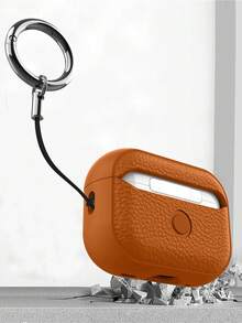 Ốp tai nghe tùy chỉnh với chữ cái tên, tương thích với 1/2/3/4/Pro 2/Pro 3/Pro 4, họa tiết vải thiều, chất liệu TPU mềm dẻo, tiện dụng, kèm móc khóa. - Nhiều màu - Xem 10