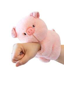 1 件全新毛绒拍手娃娃手腕带，舒适柔软卡通毛绒动物娃娃礼物，生日礼物 - 彩色 - 查看 12