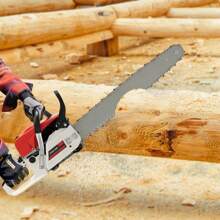 HOHOBLA LOYALHEARTDY-BTG 52cc Handheld Gas Chainsaw 22" Gasoline Power Chain Saws Engine Cutting 2 Cycle[Best Gift For Family&Friends] - Red and White - View 1