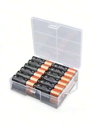 1 件电池收纳盒，电池收纳盒，电池座，透明