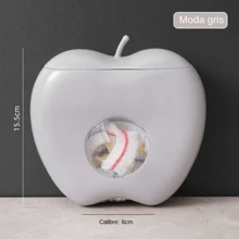 Caja De Almacenamiento De Envoltura Adhesiva Sin Necesidad De Taladrar - Gris Claro - Ver 2