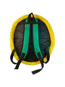 Mochila escolar amplia picos Bowser - Verde - Ver 5