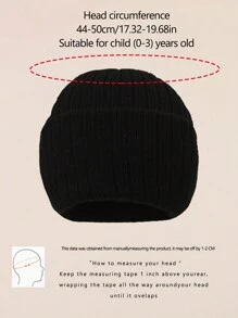 3pcs Baby Boy Girl Newborn Essentials Kids Beanie Hat, Infant Toddler Winter Warm Knit Fitted Cap Baby Accessories Things Bonnets - Multicolor - View 2