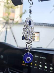 1 件恶魔之眼汽车吊坠，蓝眼汽车吊坠