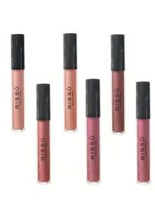 Kit de Brillo Labial Nueva Fórmula Tonos Nude Bissú - Marrón - Ver 1