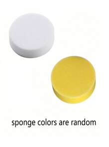 2入組白色鞋面清潔霜，附帶海綿，適用於白色鞋子、運動鞋、皮鞋、球鞋清潔用品，祛污去黃、護理鞋面