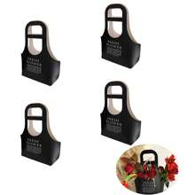 4Pcs Flower Bags For Bouquet Floral Arrangement Bags Bulk Paper Flower Box With Handles Florist Gift Wrapping Bags For Graduation Wedding Birthday Bridal Shower Party - Multicolor - View 19