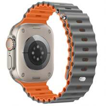 1pc Ocean Themed Sports Watch Band Compatible With 49mm 46mm 45mm 44mm 42mm 41mm 40mm 38mm Apple Watch Series 10/9/8/7/6/5/4/3/2/1 & SE