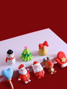 1 cục tẩy cao su hoạt hình, cục tẩy Giáng sinh, quà tặng Giáng sinh - Nhiều màu - Xem 5