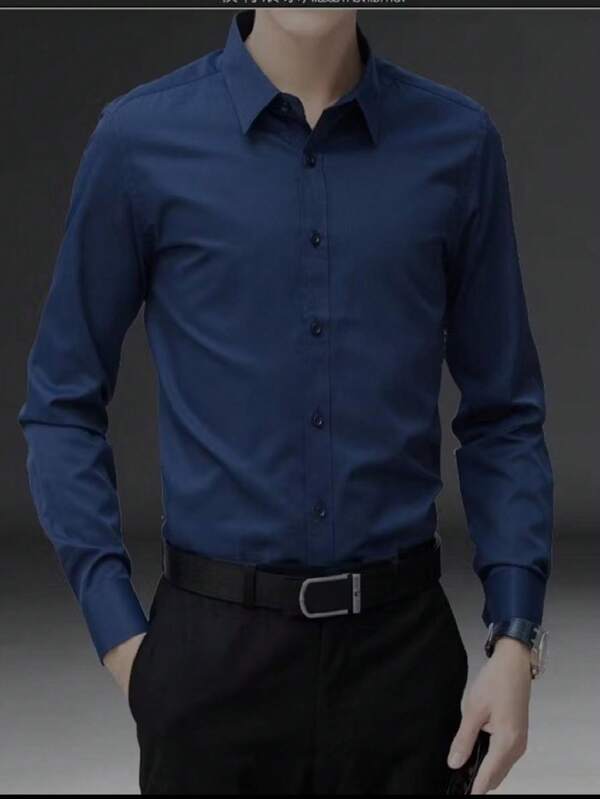 Camisa Social Masculina Manga longa Slim Fit