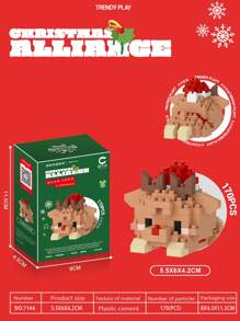 Đồ trang trí Giáng sinh 1 Bộ gạch xây dựng theo chủ đề Giáng sinh, Quà tặng Giáng sinh, Khối xây dựng siêu nhỏ, Đồ chơi giải đố giáo dục Quà tặng mùa đông Quà tặng Lễ Tạ ơn Khối màu Khối màu, Lịch Mùa vọng cho bé gái, Lịch Mùa vọng Giáng sinh cho bé trai, Đồ chơi xây dựng, Quà tặng Giáng sinh cho bé trai, Khối Giáng sinh, Quà tặng cho bé gái, Đồ chơi cho bé trai, Đồ chơi cho bé trai, Đồ chơi trẻ em - Nhiều màu - Xem 13