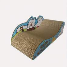 Pet Cat Scratching Board & Cat Sofa - Blue - View 4