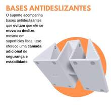 Double Table Stand For 2 Notebooks Closed Vertical Table Support - ARTBOX3D - 白色 - 查看 6