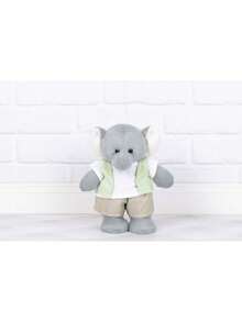 4-Piece  Jungle Bear Kit 30 Cm For Boys (Lion, Giraffe, Monkey, Elephant) - For Niches And Decorations - 綠色國際象棋 - 查看 2