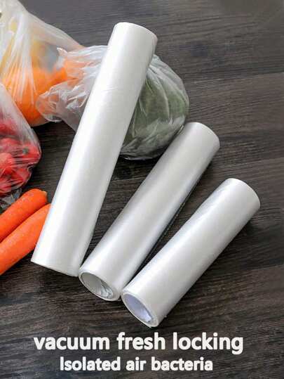 1 Roll Food Cling Film, Disposable Food Preservation Wrap, Odorless Refrigerator Food Wrap, Food Preservation Film, Leftover Food Dust Cover, Plastic Wrap, Christmas Party Supplies