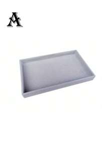 9pcs Fashion Ring Box Earring Jewelry Storage Box (Dustproof Without Cover), Minimalist Jewelry Display Tray, Home Use, Back To School Gift - Grey - View 18