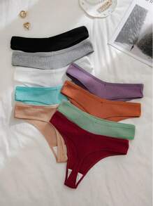 Kit 5 Calcinha Fio Dental Feminina