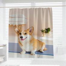 Customized Image Shower Curtain, Photo Shower Curtain, Custom Bathroom Shower Curtain, Personalized Design Shower Curtain, Soft Waterproof Bathroom Decor, Wedding Couples Family Holiday Birthday Friends Gift For Dad And Mom Fall Decor Bathroom Accessories Back To School - Custom Made - View 5